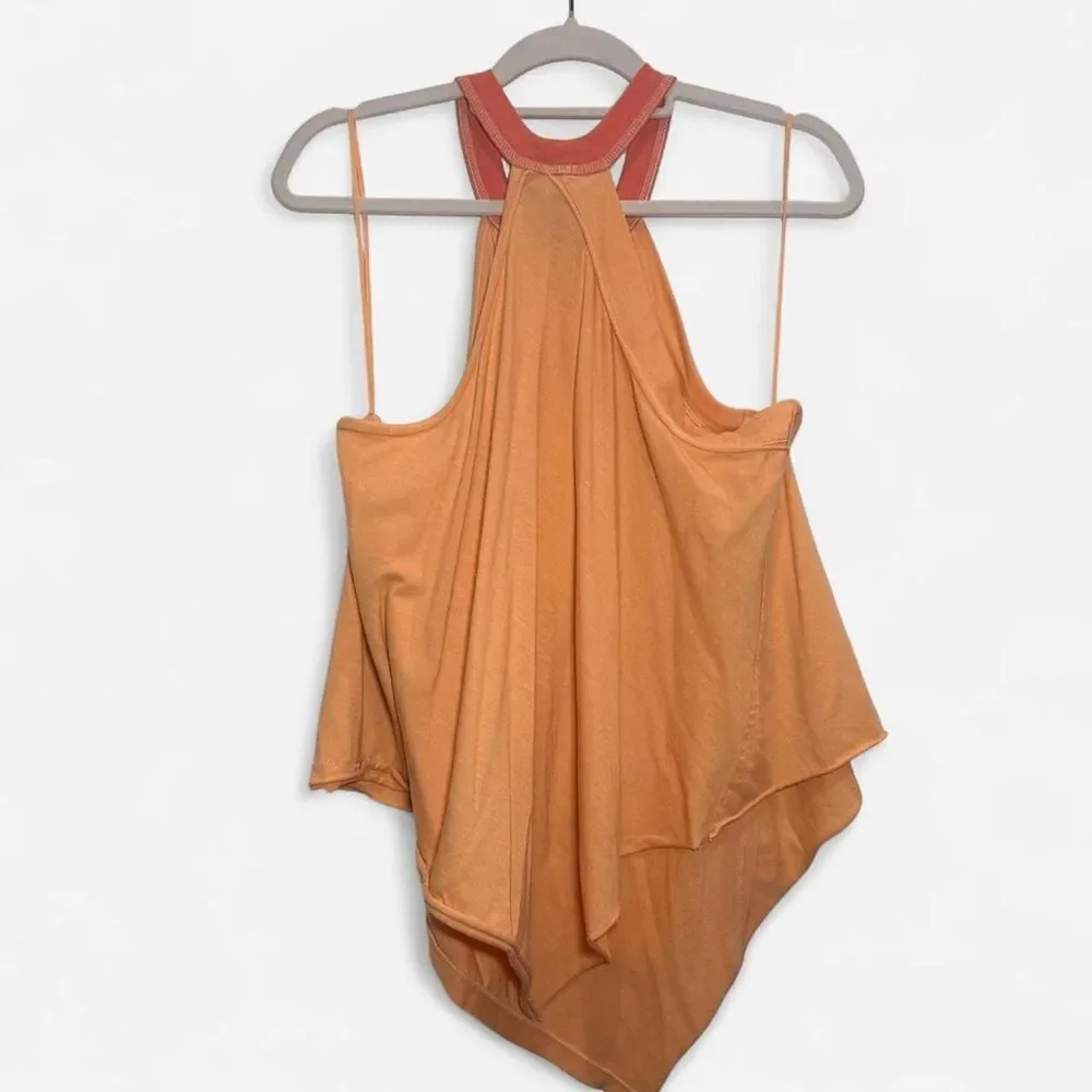 Free People We The Free Orange Creamsicle Twin Peaks Tank – Vintage Boho (M)